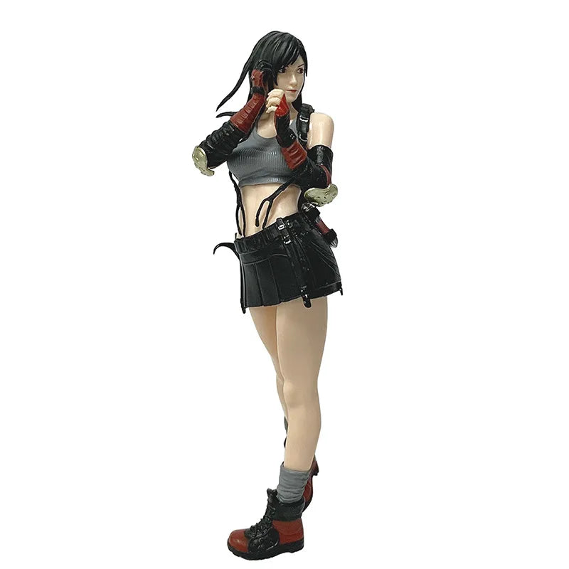 20cm Final Fantasy VII Anime Girl Figure Tifa Gamelady PVC Action Figures Model Collectibles Desk Decoration Toys Chrimstas Gift