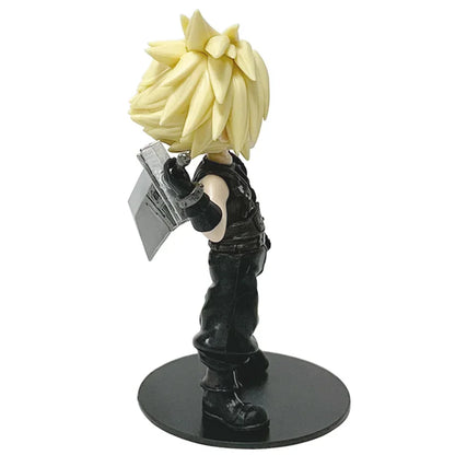 Final Fantasy VII Rebirth Tifa Lockhart Aerith Cloud Zack q-version PVC  Action Figures Model Anime Cartoon Model Toy Gift