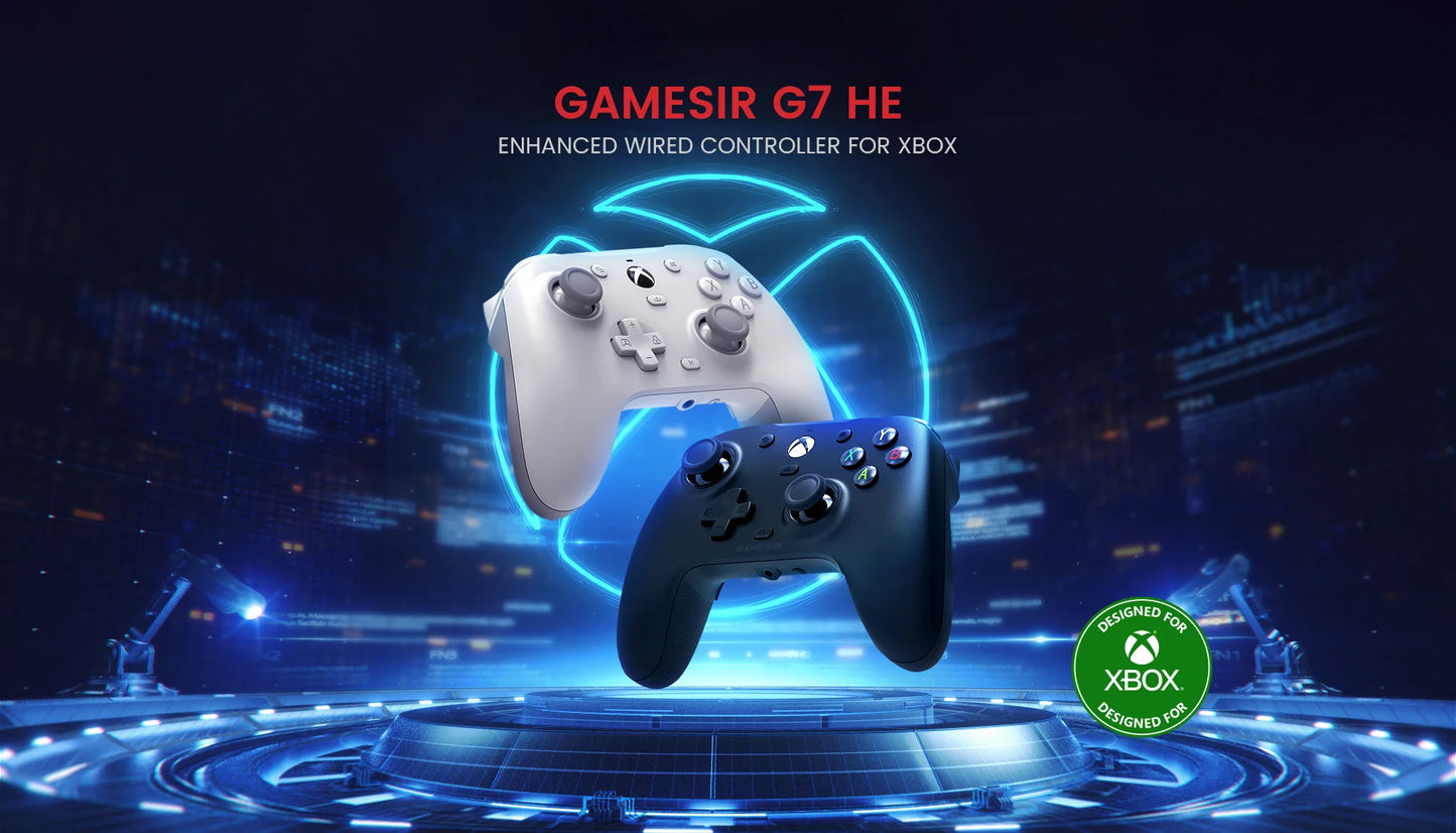 Gamesir-gamepad original para videogames, gamepad com efeito hall, g7 ele, série x, série s, xbox one, steam e windows