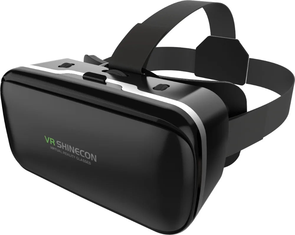 Shinecon VR Glasses 3D Virtual Reality Headset Devices Viar Helmet Goggle Lenses Smart For Phone Cell Smartphone Game Mobile Set