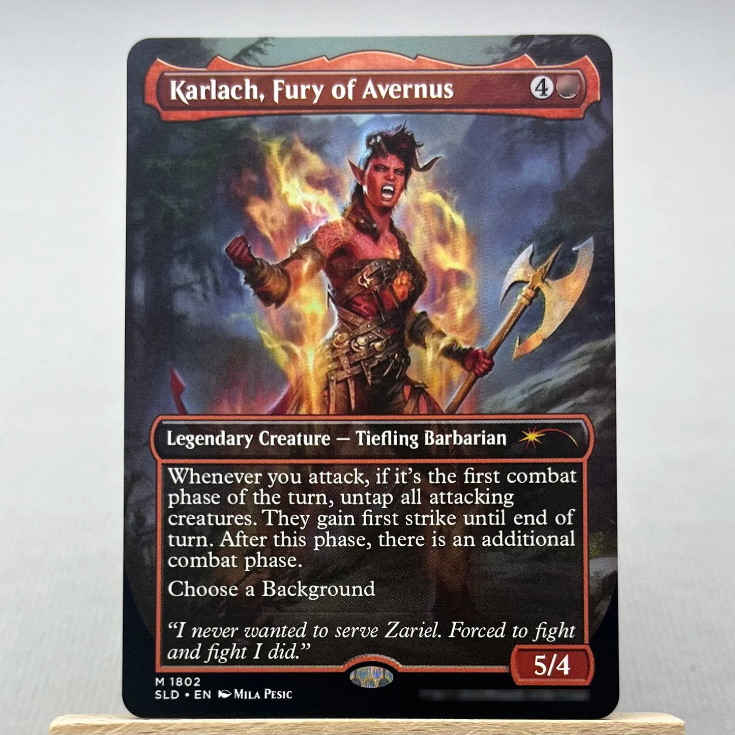 C21 TSR SLD HOLO10-02 TCG magical Cards for Home Play the Proxy Veyran Voice of Duality the Damnation Gemstone Caverns gather