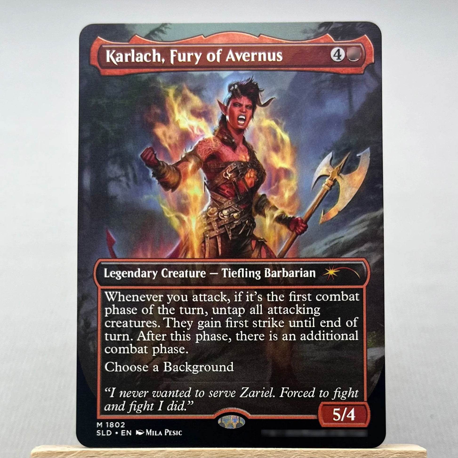 C21 TSR SLD HOLO10-02 TCG magical Cards for Home Play the Proxy Veyran Voice of Duality the Damnation Gemstone Caverns gather