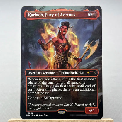 C21 TSR SLD HOLO10-02 TCG magical Cards for Home Play the Proxy Veyran Voice of Duality the Damnation Gemstone Caverns gather