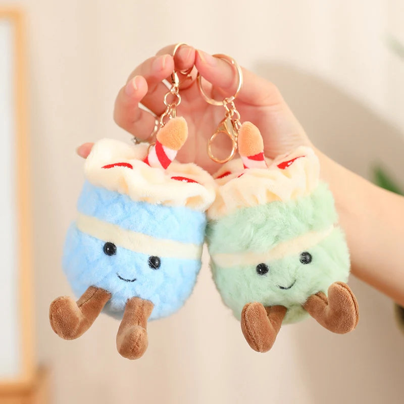 Cartoon Cute Hot Sale Cake Plush Doll Pendant Succulent Flower Tulip Plant Potted Plush Toy Home Decoration Gift For Children