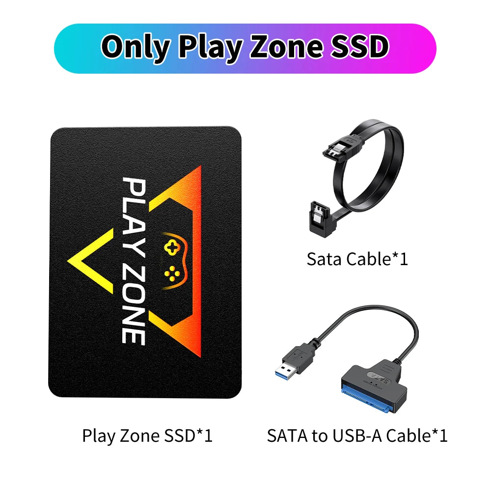 Playzone 1T Gaming SSD With 16191 Retro/AAA Games Game Console For PS5/PS4/PS1/Switch/XBOX/WII/SNES/N64 Game SSD For Windows PC