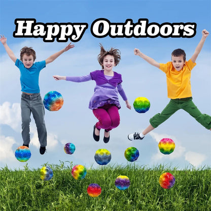 Space Moon Bouncy Balls for Kids Multicolor Spaceballs Super High Bouncing Easy to Grip and Catch Jumping Toy for Stress Relief