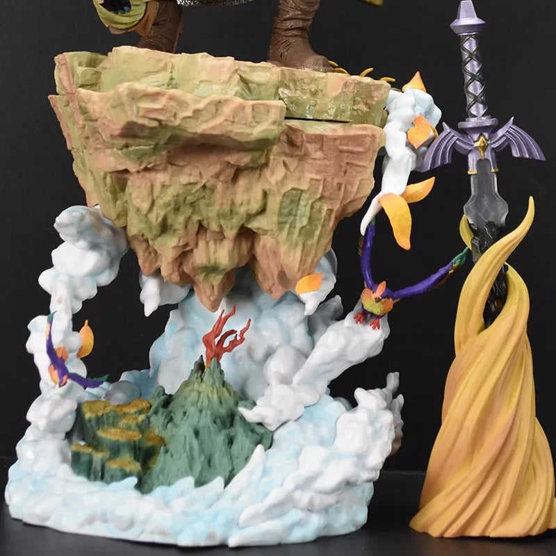 38cm The Legend of Zelda Figure Dolls Link Action Figures Sky Sword Breath of The Anime PVC Collection Model Ornament Toys