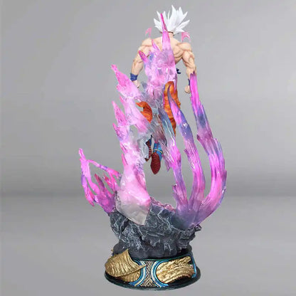 Dragon Ball Anime Figure 25Cm Son Goku Ultra Instinct Super Saiyan Figurine Statue Pvc Statue Model Ornament Collection Gift Toy