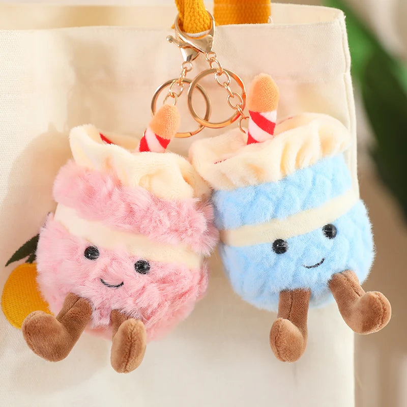 Cartoon Cute Hot Sale Cake Plush Doll Pendant Succulent Flower Tulip Plant Potted Plush Toy Home Decoration Gift For Children