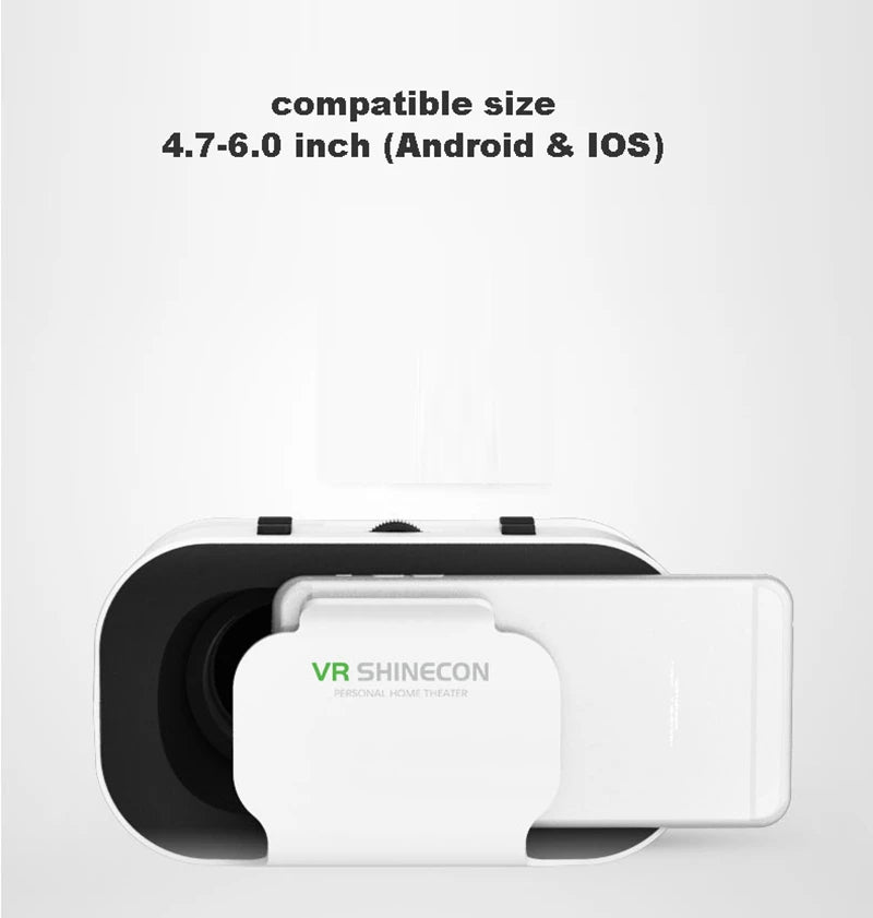 Smart 3D VR Glasses Virtual Reality Viar Goggles Smart Helmet Lenses Viewer For Apple Android Home VR Game Console