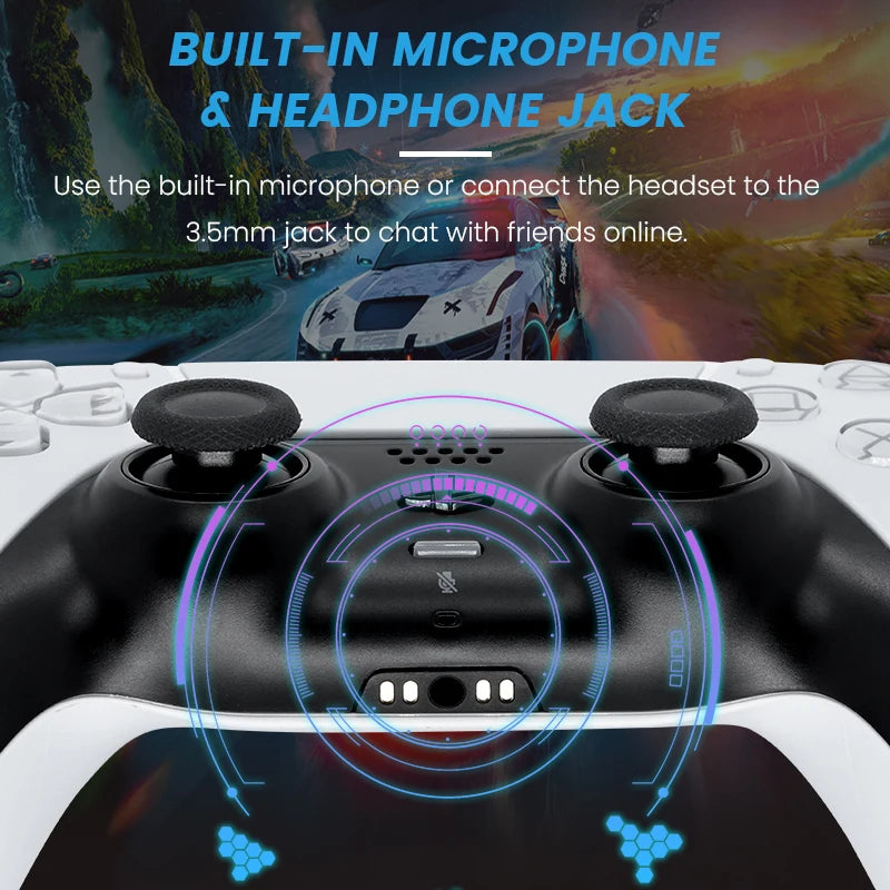 Sony ps5 controlador sem fio original playstation 5 acessórios de console de jogo controle remoto dualsense controlador sem fio