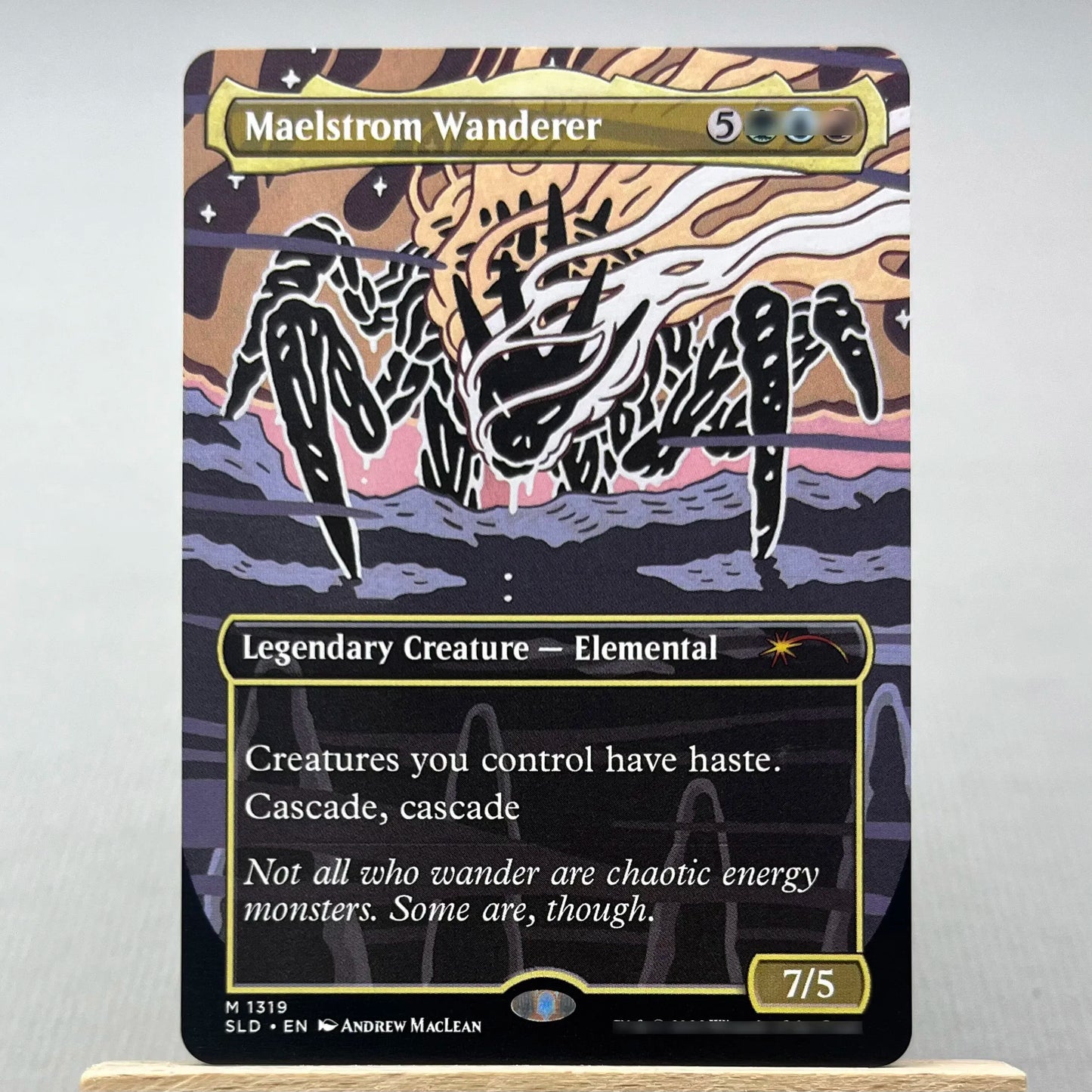 C21 TSR SLD HOLO10-02 TCG magical Cards for Home Play the Proxy Veyran Voice of Duality the Damnation Gemstone Caverns gather