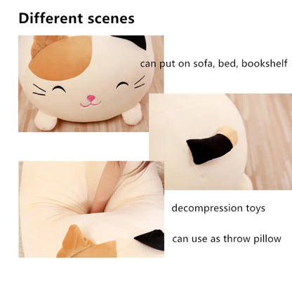 Hot Sale Soft Animal Pillow 28/60cm Cute Cat Pig Dog Frog Plush Toy Stuffed Lovely Kids Birthyday Gift