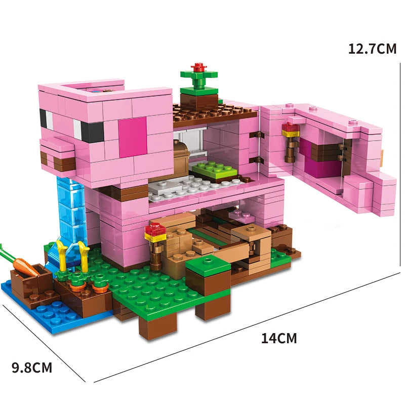 1089pcs My World Building Blocks Set Mechanism Mountain Cave Kids Interactive STEM Educational Toy Creative Gifts for Boys Girls