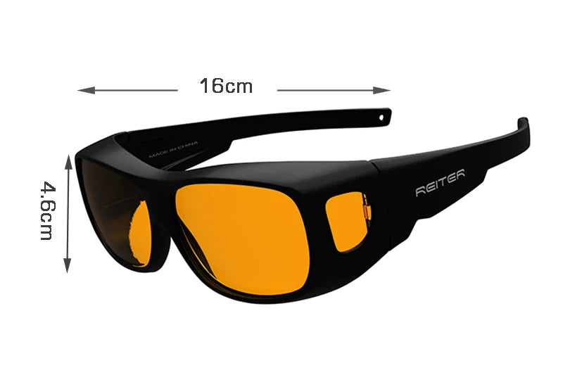 UV Laser Radiation Marking Safety Glasses Protection 450nm Laser wood Engraving Blue light filter Goggles Anti-headlights Glare