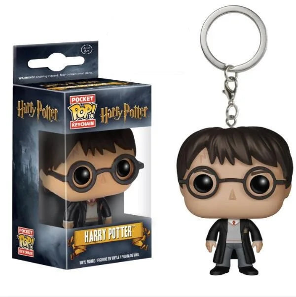 Funko POP Dementor Hermione Luna Lovegood Dobby Snape Ron Ginny Magic School Fawkes Hedwig Model Dolls Action Figure Keychain
