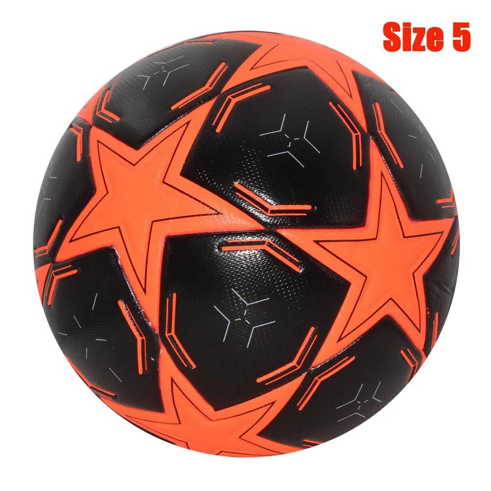 Standard Soccer Ball Professional Outdoors Sports Match Balls Training Seamless Football High Quality PU Material Size 5 Size 4