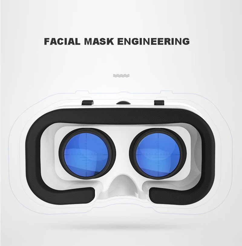 Smart 3D VR Glasses Virtual Reality Viar Goggles Smart Helmet Lenses Viewer For Apple Android Home VR Game Console