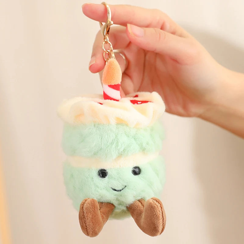 Cartoon Cute Hot Sale Cake Plush Doll Pendant Succulent Flower Tulip Plant Potted Plush Toy Home Decoration Gift For Children