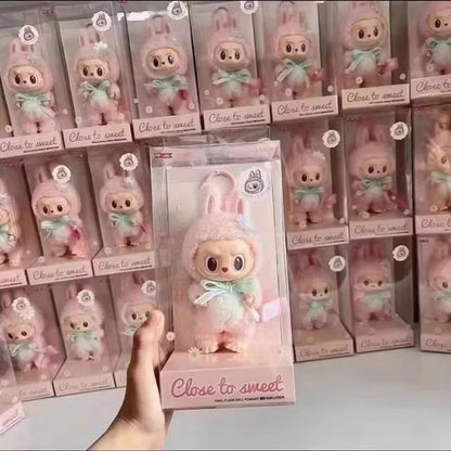 Limited  Kawaii Pink Mokoko 1st Spring Flower Sweetheart Vinyl Doll Backpack Pendant Decoration Doll Amusement Park