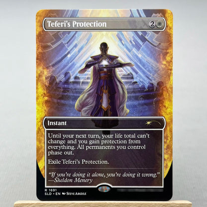 C21 TSR SLD HOLO10-02 TCG magical Cards for Home Play the Proxy Veyran Voice of Duality the Damnation Gemstone Caverns gather