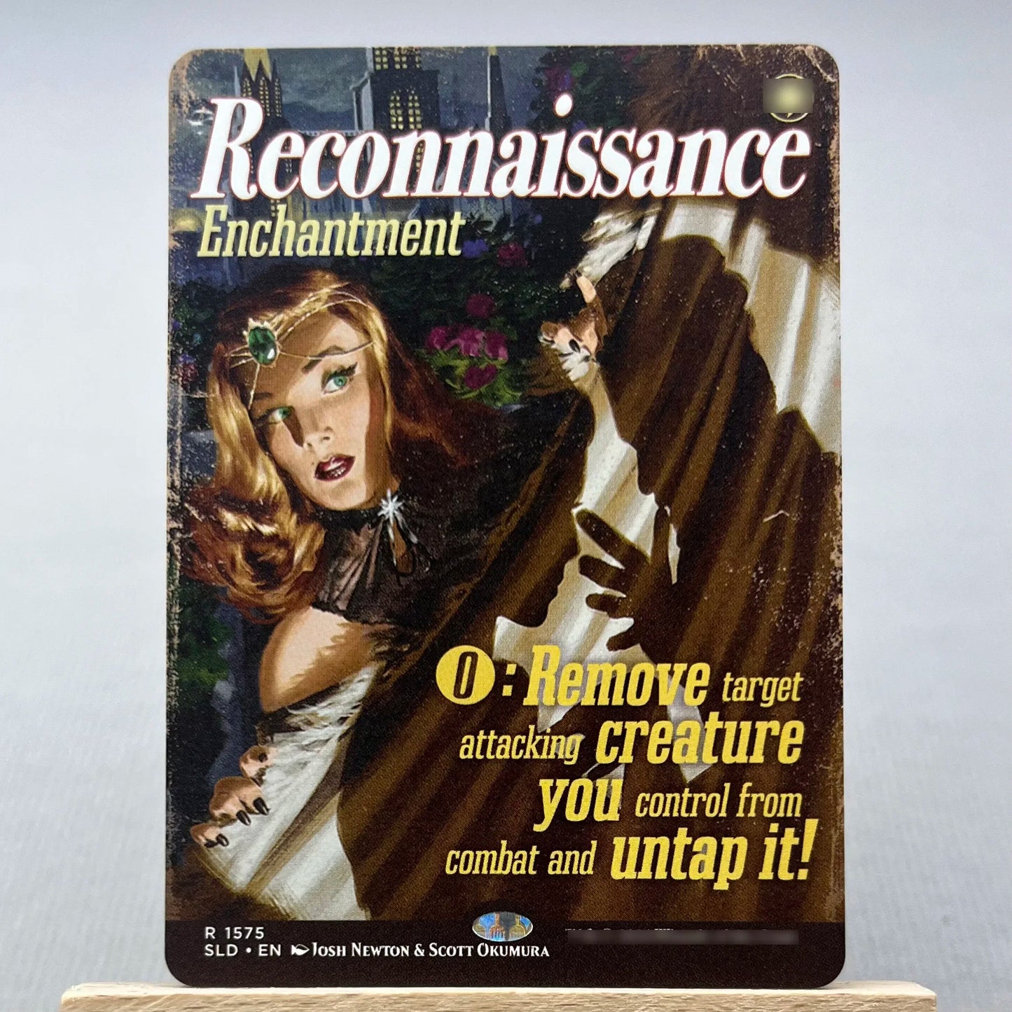 C21 TSR SLD HOLO10-02 TCG magical Cards for Home Play the Proxy Veyran Voice of Duality the Damnation Gemstone Caverns gather