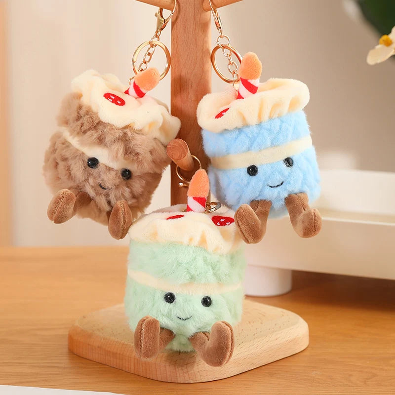 Cartoon Cute Hot Sale Cake Plush Doll Pendant Succulent Flower Tulip Plant Potted Plush Toy Home Decoration Gift For Children