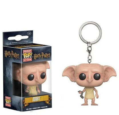 Funko POP Dementor Hermione Luna Lovegood Dobby Snape Ron Ginny Magic School Fawkes Hedwig Model Dolls Action Figure Keychain