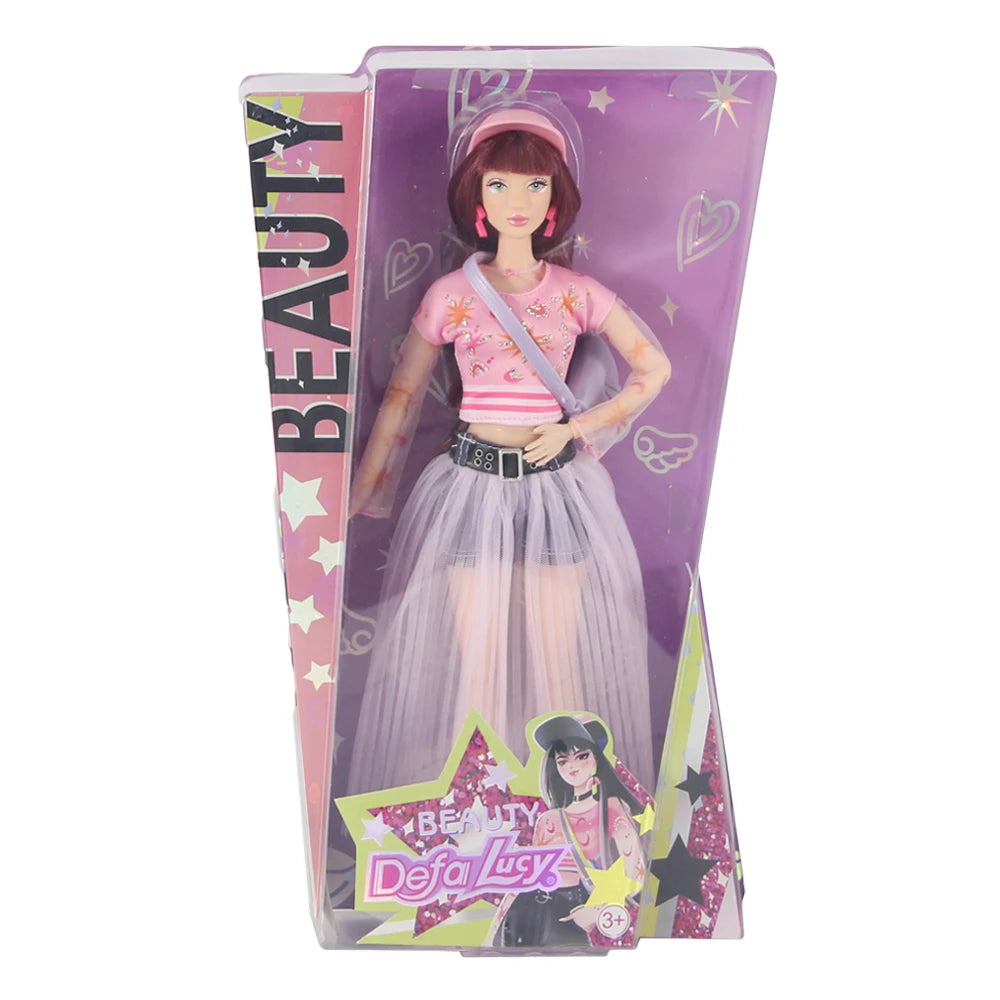 Defa Lucy Fashion Doll with clothes 1/6 Doll Beautiful Girl Gift