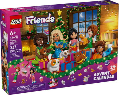 LEGO® Friends Advent Calendar 2025 42668 Toy Building Set LEGO Minifigures for Kids Aged 6+ Birthday New Year Gift 237Pieces