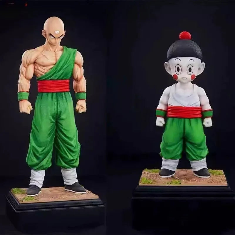28cm Anime Dragon Ball Kids Krillin Son Gohan Trunks PVC Action Figures Model Collection Desktop Decoration Toys Kids Gifts