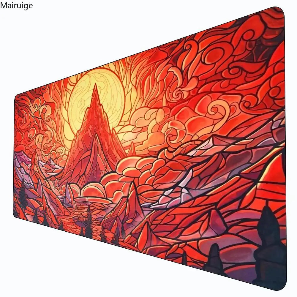 900x400MM MTG The Magic Gathering Play Mats Original Handcrafted TCG Playmat with Rubber Bottom & Stitched Edge CCG Card Mat