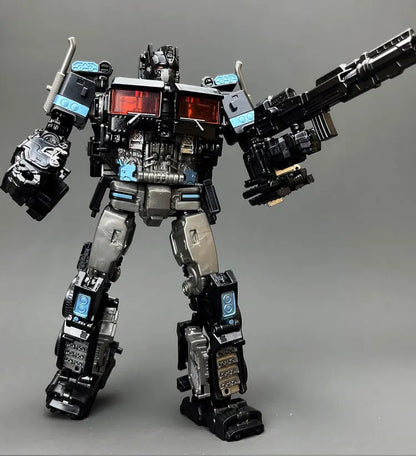 Transformation Toys Robot Car Alloy Plastic YS04A Optimu Prim Action Figure Anime Movie Series Children Birthday Gift