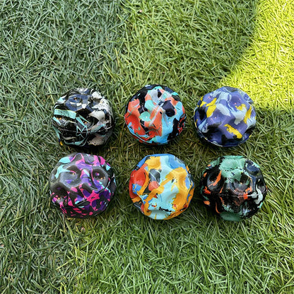 Space Moon Bouncy Balls for Kids Multicolor Spaceballs Super High Bouncing Easy to Grip and Catch Jumping Toy for Stress Relief