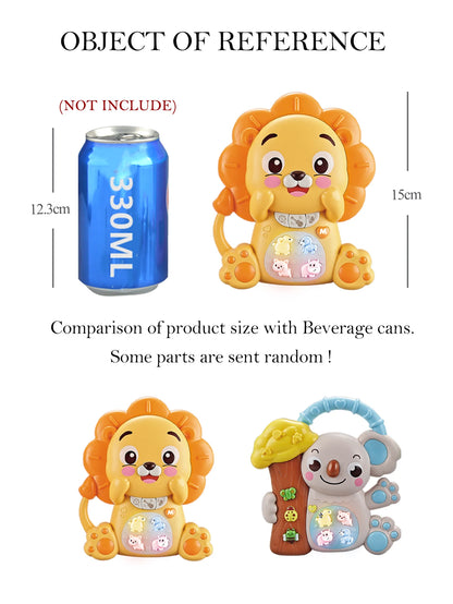 Teclado eletrônico animal de desenho animado, piano musical, comutação de efeitos sonoros multimodo, quebra-cabeça brinquedos educativos para 3 +