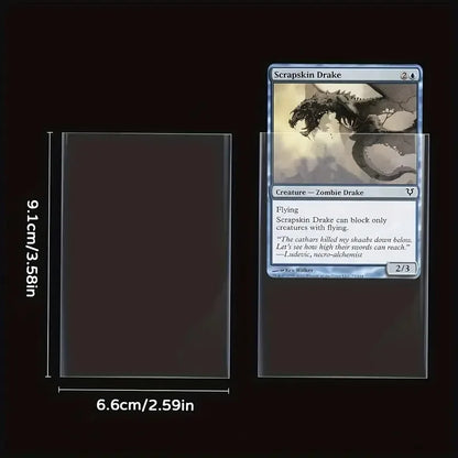 Premium Clear Card Team Bag Protectors Sleeves For Card Game, Top Loader Fit For Magic Cards And Premium Card