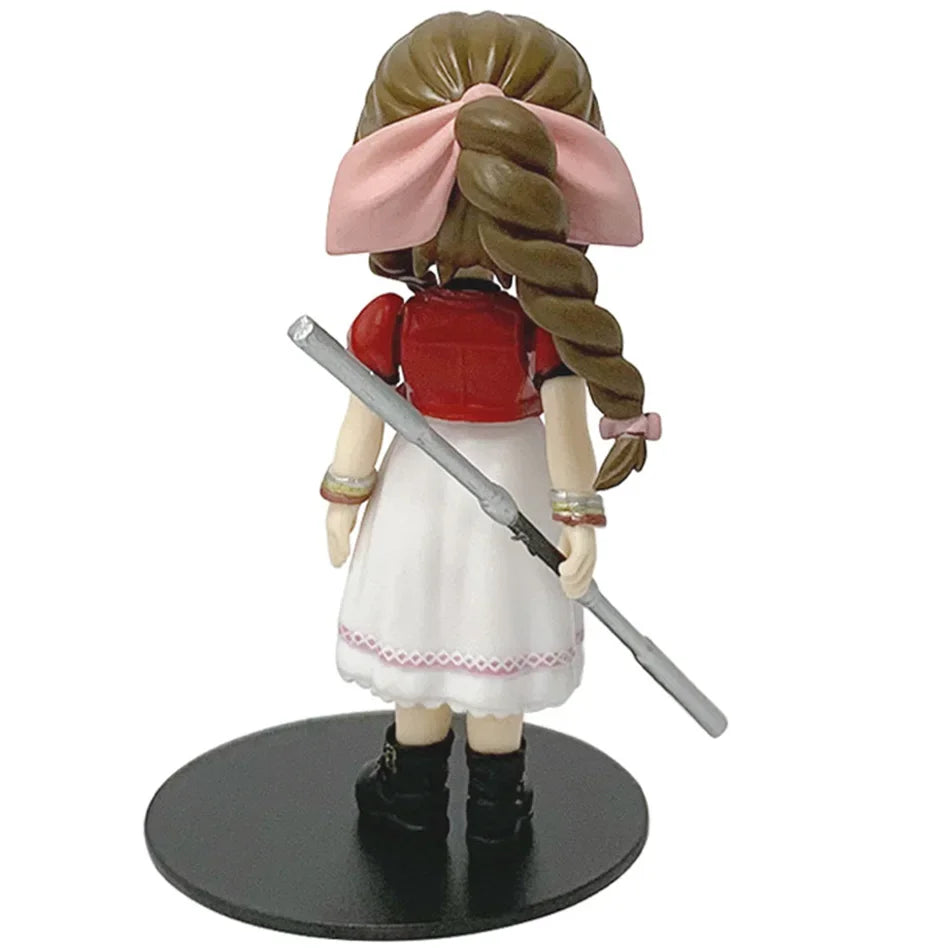 Final Fantasy VII Rebirth Tifa Lockhart Aerith Cloud Zack q-version PVC  Action Figures Model Anime Cartoon Model Toy Gift