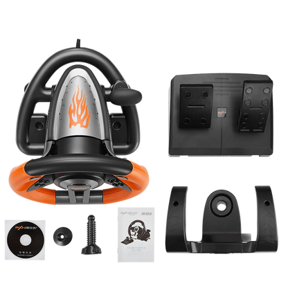 PXN V3II Gaming Steering Wheel Pedal Vibration Racing Game Controller for Xbox One for PC for PS3 PS4 for N-switch