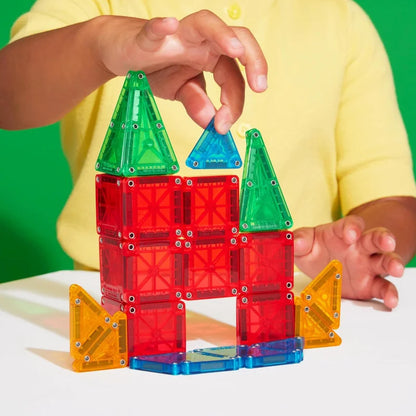 26/30 pçs conjunto de construção magnética de viagem, mini blocos de construção de telha magnética 3d, brinquedos magnéticos de haste brinquedos educativos para crianças