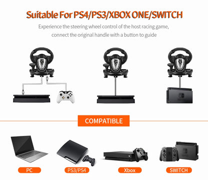 PXN V3II Gaming Steering Wheel Pedal Vibration Racing Game Controller for Xbox One for PC for PS3 PS4 for N-switch
