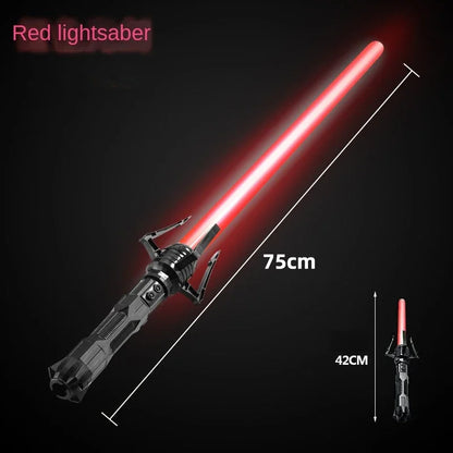 Telescopic Sword 75cm RGB Light Saber 2 In 1 7-Color/1 Color Lightsaber for 3+ Kids Laser Sword Toy Party Glow Swords Coser Toy