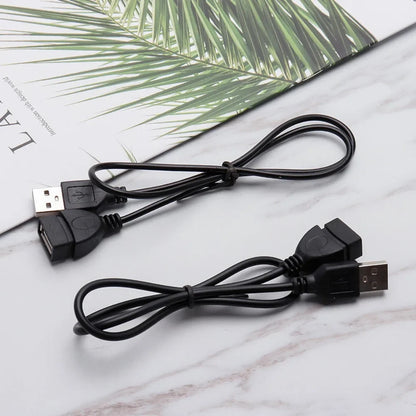 USB 2.0 A Male to A Female Data Sync Black Charger Extension Cable Cord USB Cable for PC Laptop Keyboard