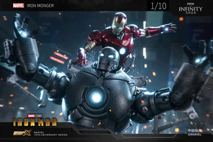 Iron Man MK4 with Suit-Up Gantry 1/10 Model Toy