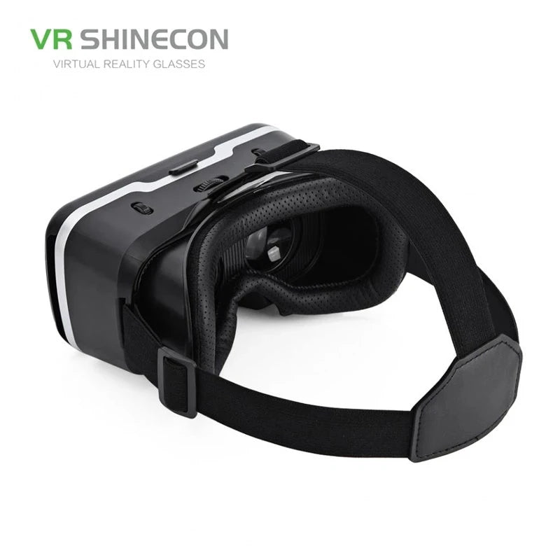 Shinecon VR Glasses 3D Virtual Reality Headset Devices Viar Helmet Goggle Lenses Smart For Phone Cell Smartphone Game Mobile Set