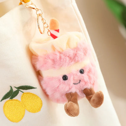 Cartoon Cute Hot Sale Cake Plush Doll Pendant Succulent Flower Tulip Plant Potted Plush Toy Home Decoration Gift For Children