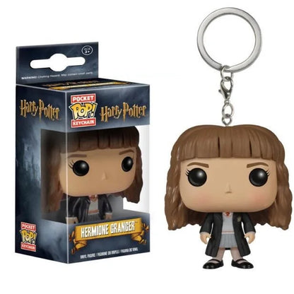 Funko POP Dementor Hermione Luna Lovegood Dobby Snape Ron Ginny Magic School Fawkes Hedwig Model Dolls Action Figure Keychain