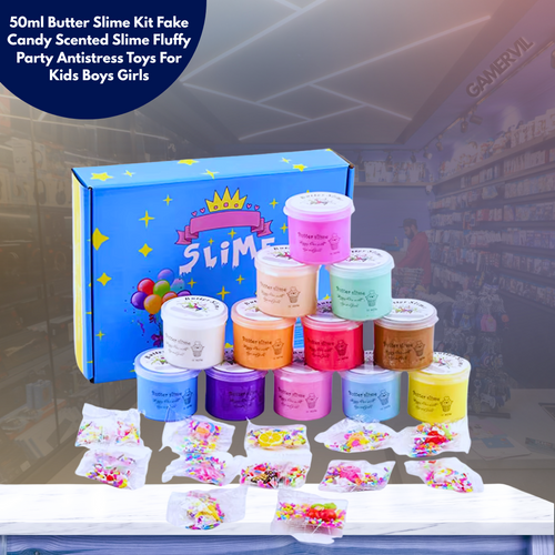 Candy Scented Butter Slime Kit - Perfect Gift for Kids
