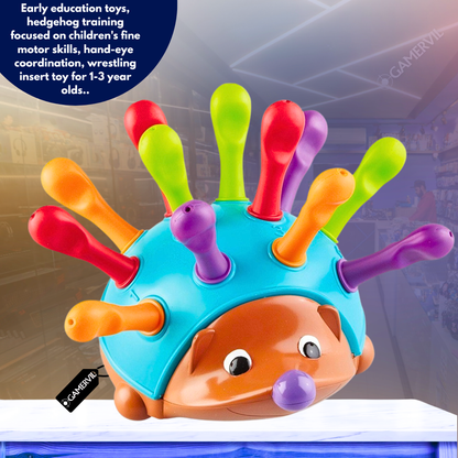 Educational Hedgehog Toy for Fine Motor Skills
