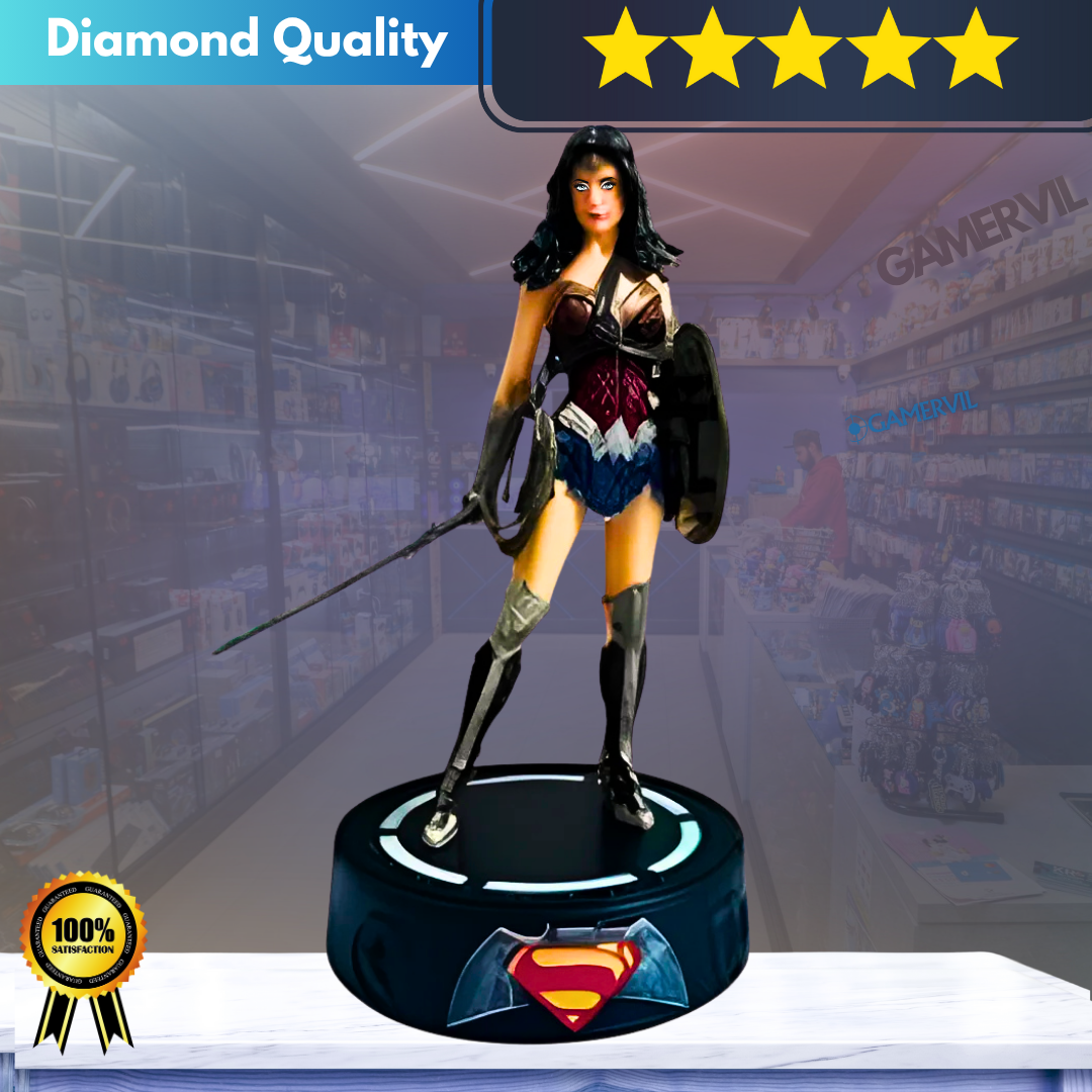LED Justice League Batman Wonder Women Superman Figure Model Toy Superheroes Figure Action Figure Model Toy Bookshelf Decoration