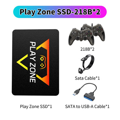 Playzone 1T Gaming SSD With 16191 Retro/AAA Games Game Console For PS5/PS4/PS1/Switch/XBOX/WII/SNES/N64 Game SSD For Windows PC